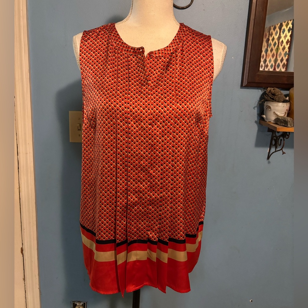 Tommy Hilfiger, Sateen, Button Down, Tank Top